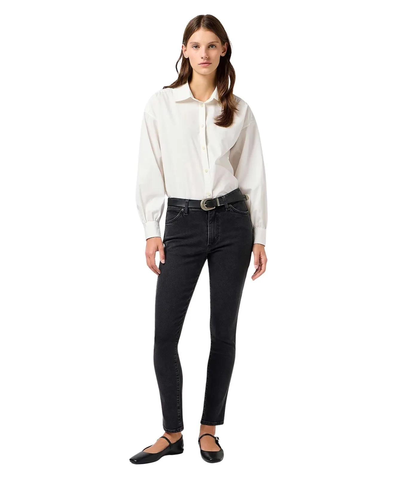 Damen Jeans Sienna von Wrangler in Sultry Blackout