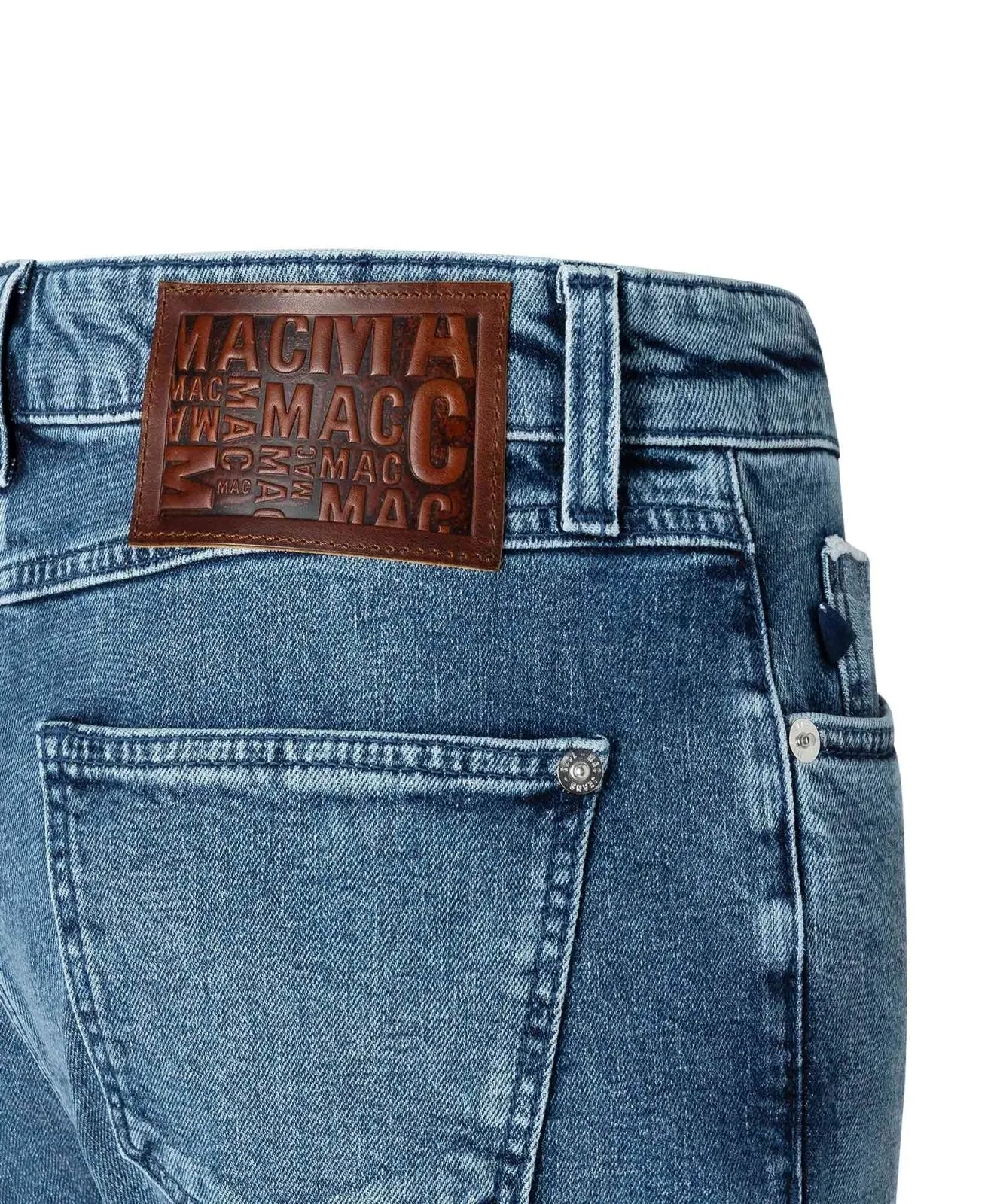 Damen Jeans Straight von MAC in Mid Blue Random