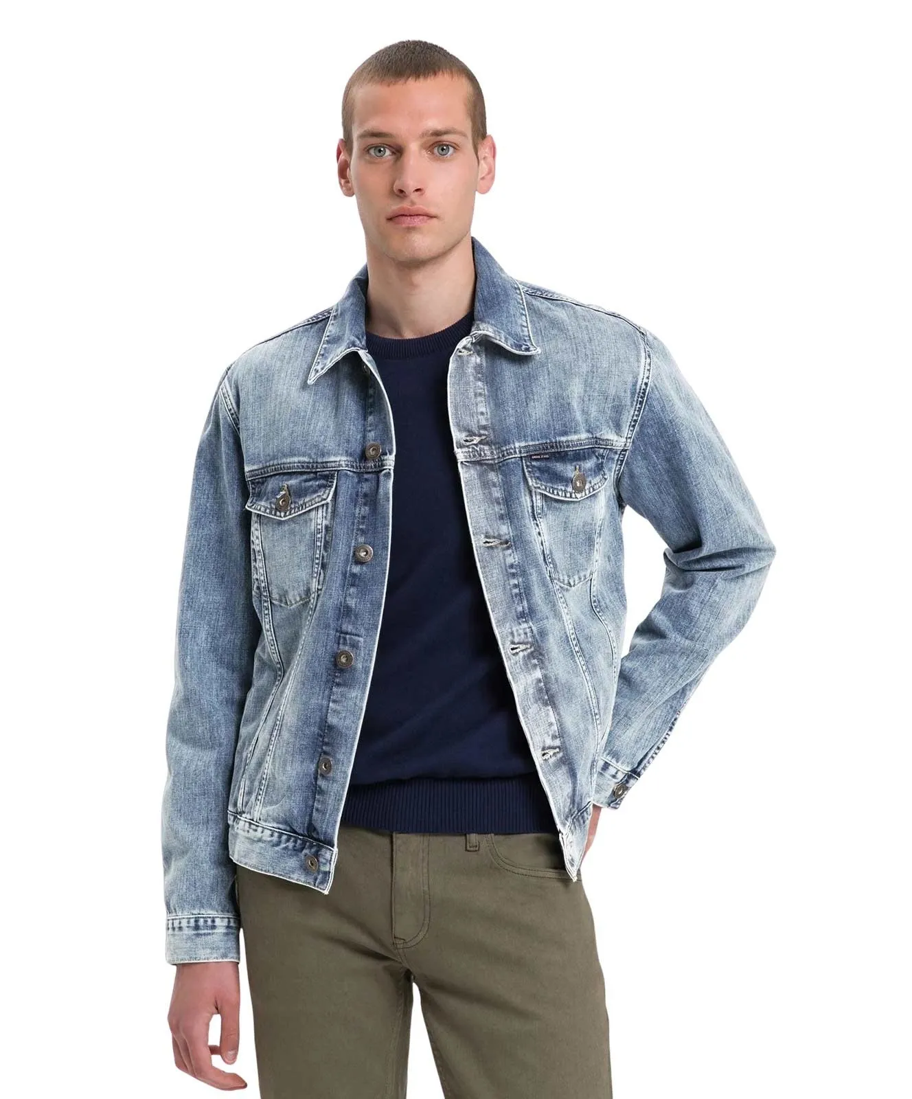 Herren Jacke A315 Jacket von Cross in Dark Mid Blue
