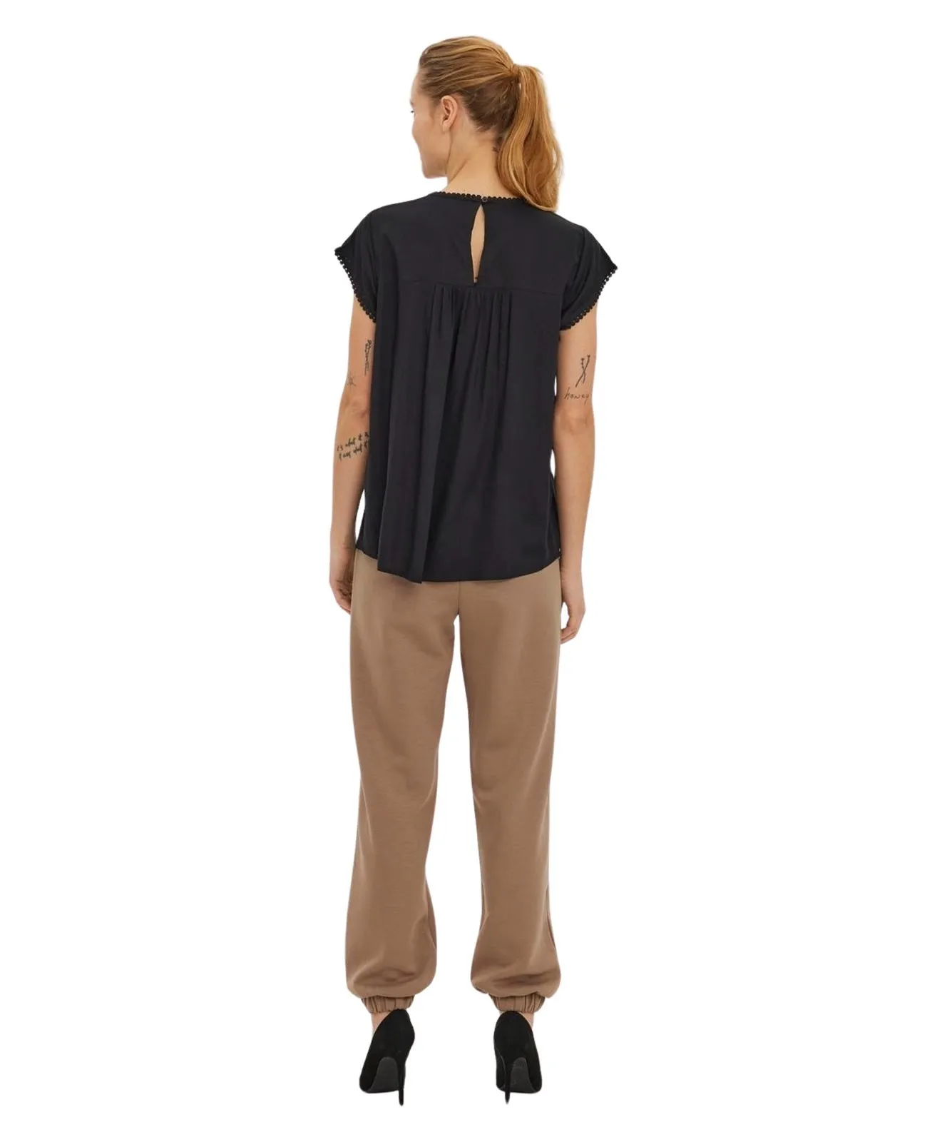 Damen Shirt Debbie von Vero Moda in Black