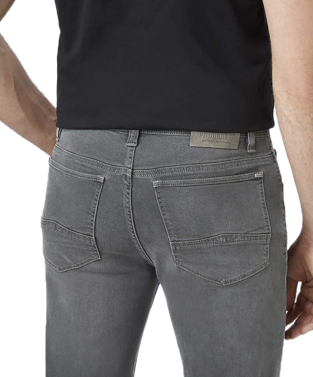 Herren Jeans Ranger Pipe von Paddocks in Mid. Grey od Green Used