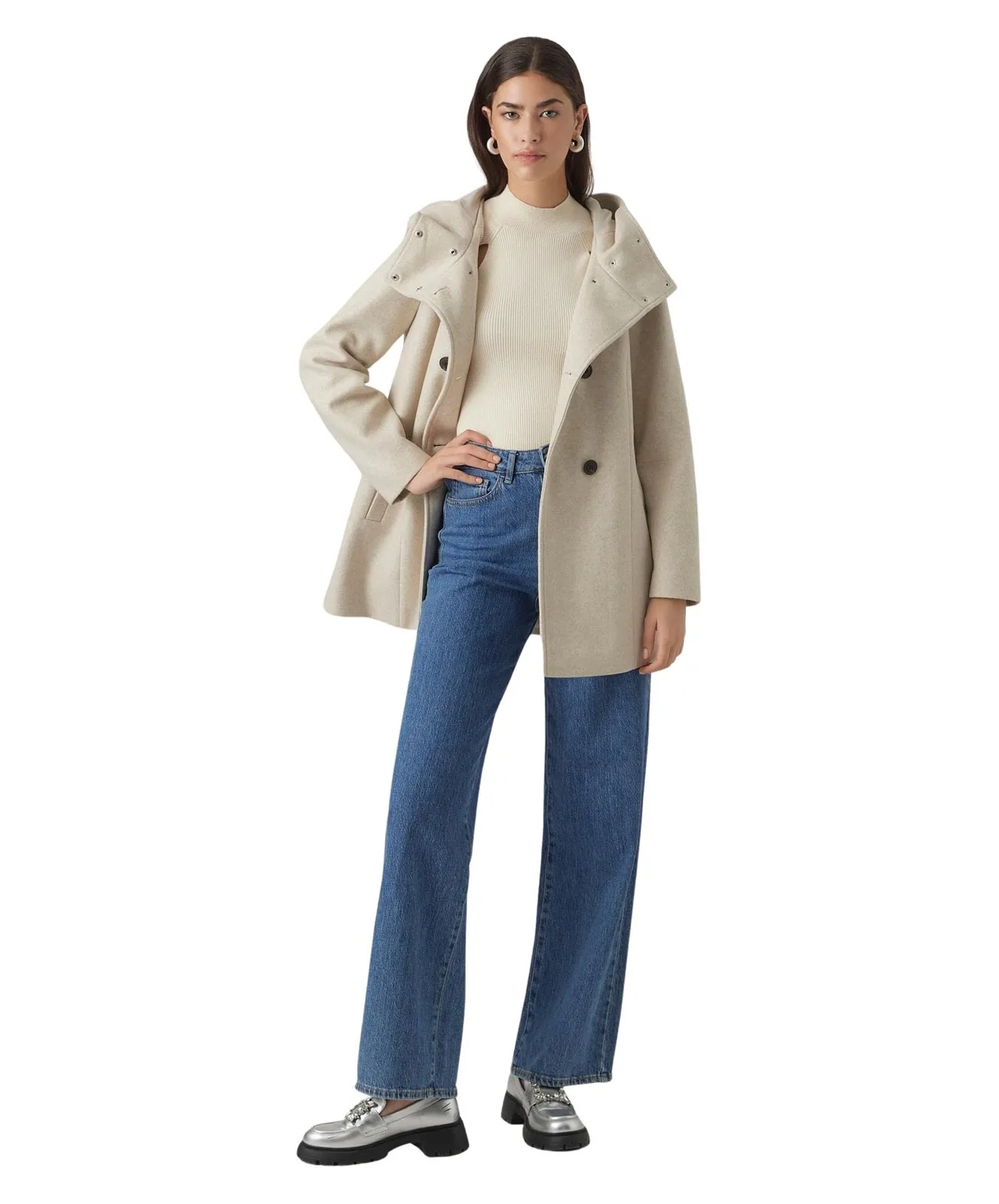 Damen Jacke Fortune Shila von Vero Moda in Oatmeal