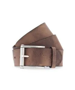 Mustang Herren-Gürtel aus Leder in braunem Vintagecharakter