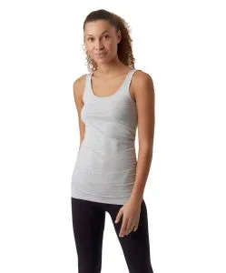 Vero Moda Maxi - Graues Langes Trägershirt aus leichtem Jersey