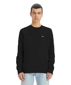 Levi’s Sweatshirt New Original aus schwarzer Frottee