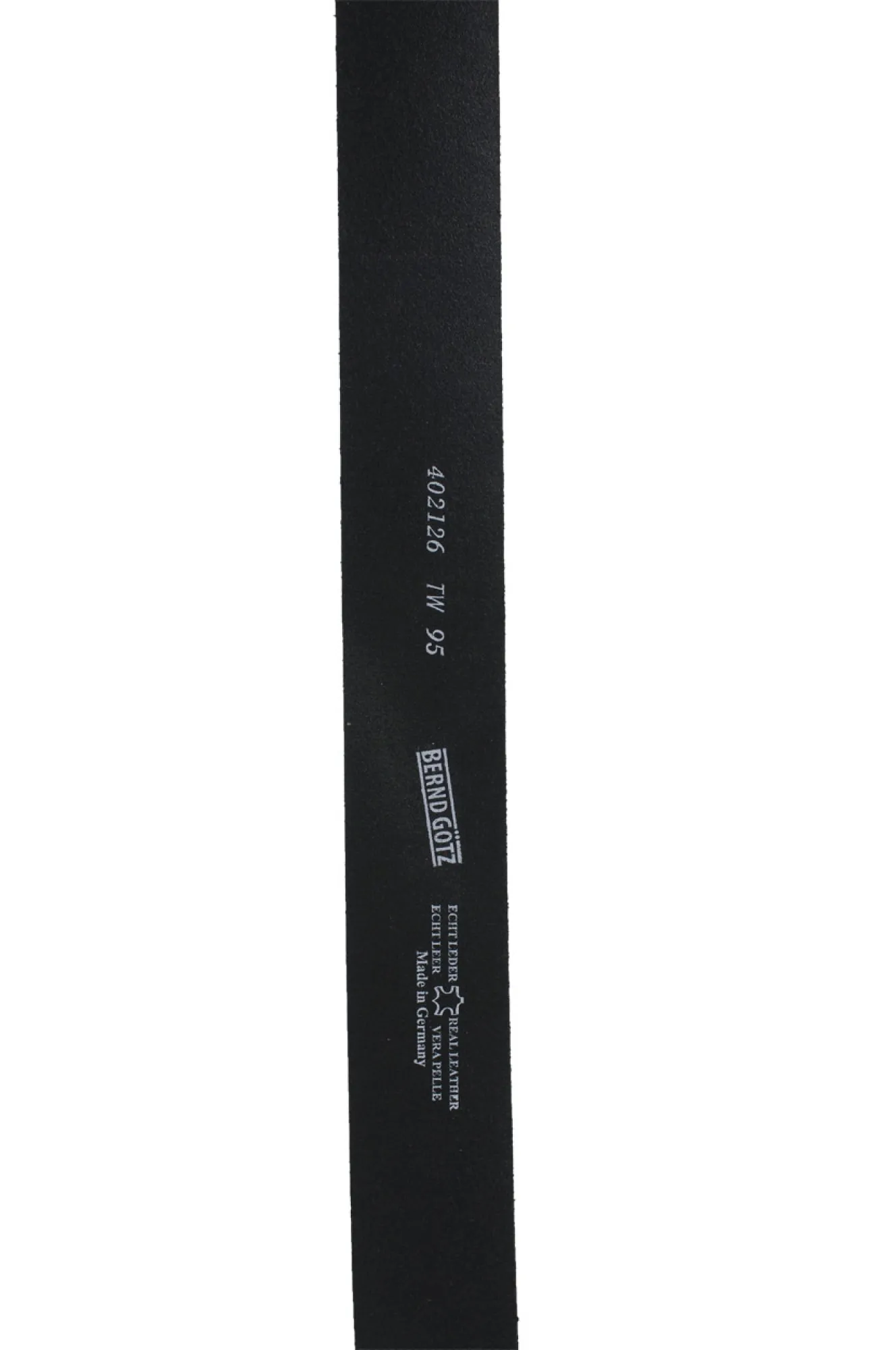 Damen Gürtel 4cm Nappaledergürtel von Bernd Götz in Schwarz