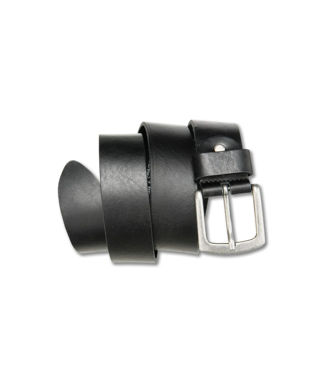 Herren Gürtel 402117 - 4cm Walkledergürtel von Bernd Götz in Schwarz