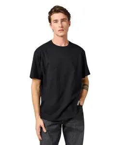 Wrangler T-Shirts Solid Tee in Schwarz