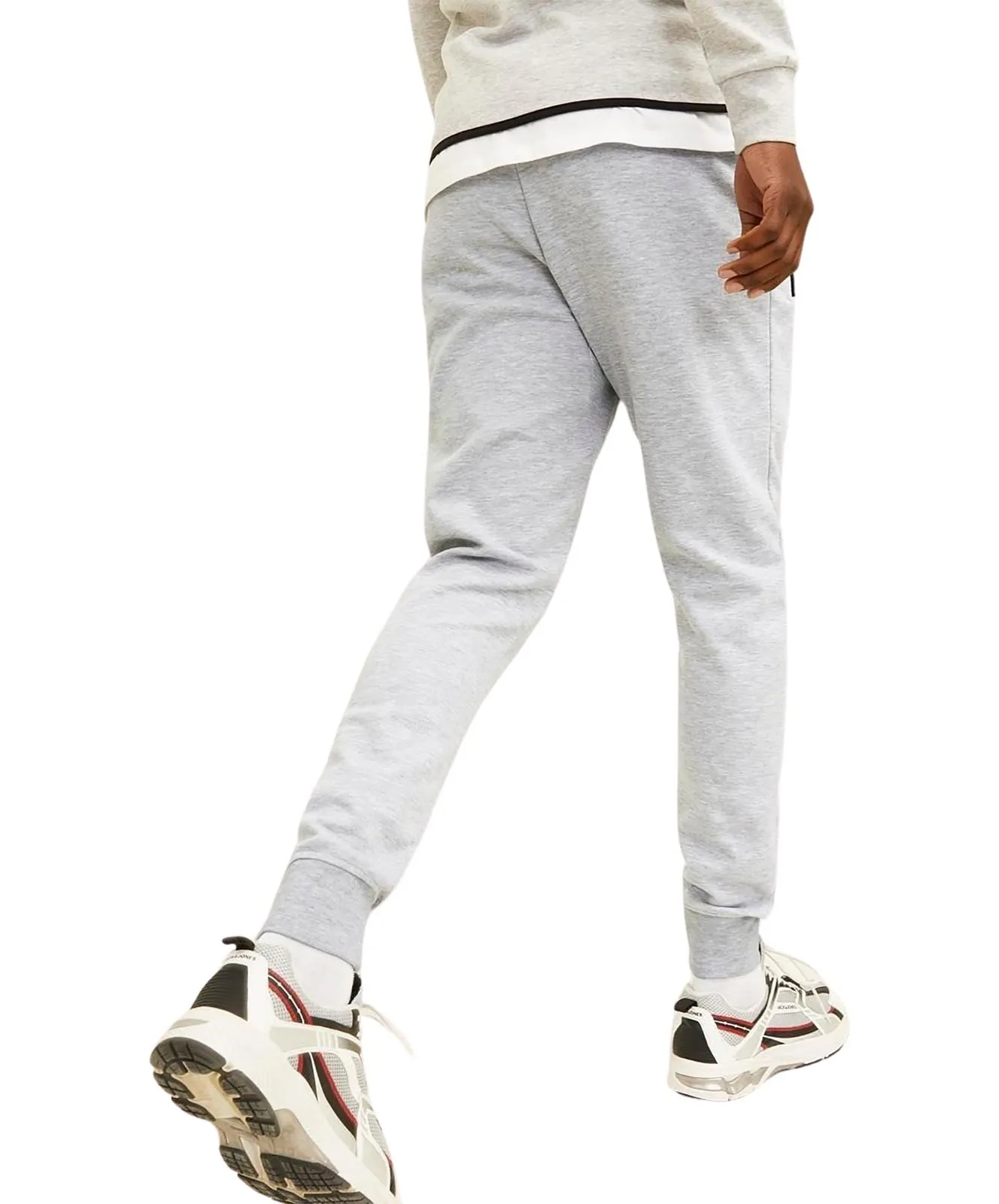 Herren Hose Will von Jack & Jones in Light Grey Melange