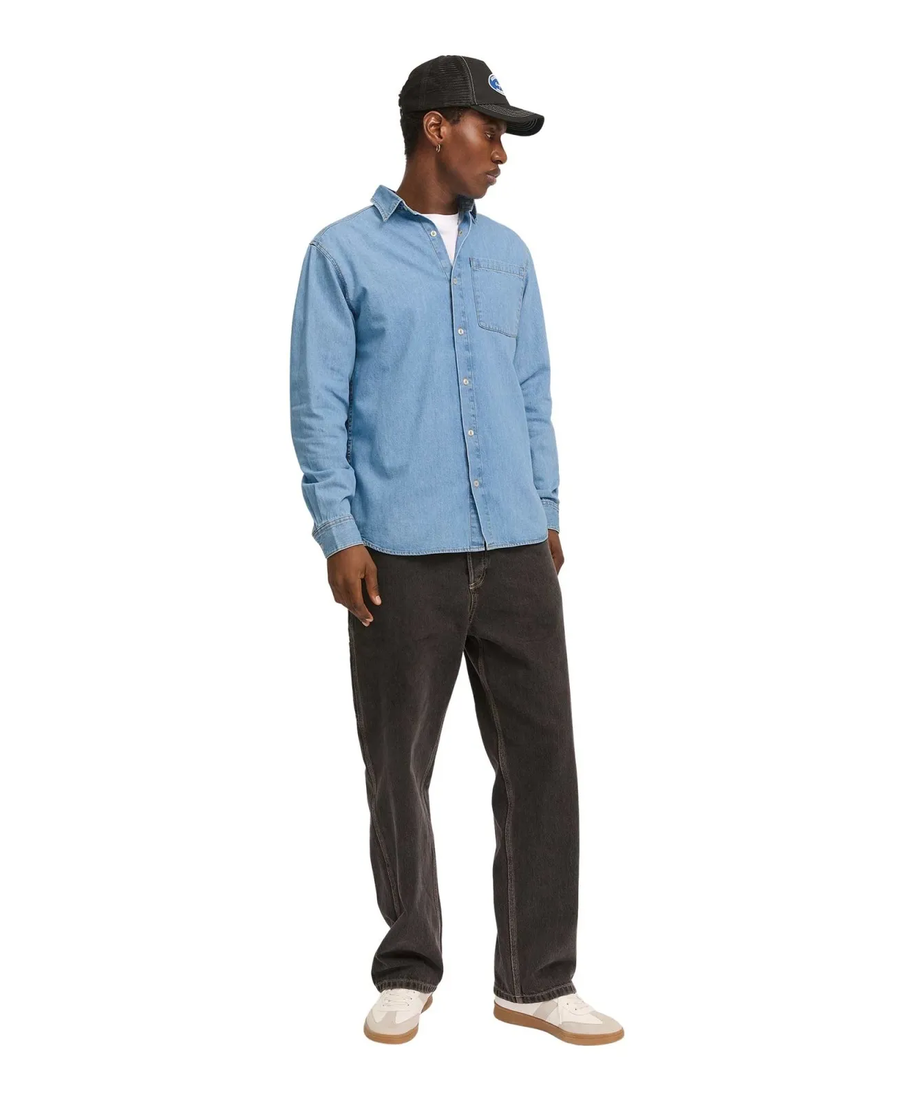 Box Fit Jack Jones Jeanshemd Jack And Jones Hemd Schwarz Jack