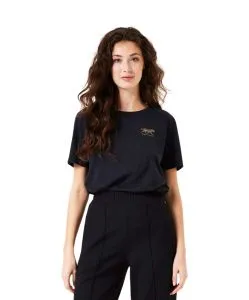 Garcia T-Shirt in schwarzer Washed-Optik