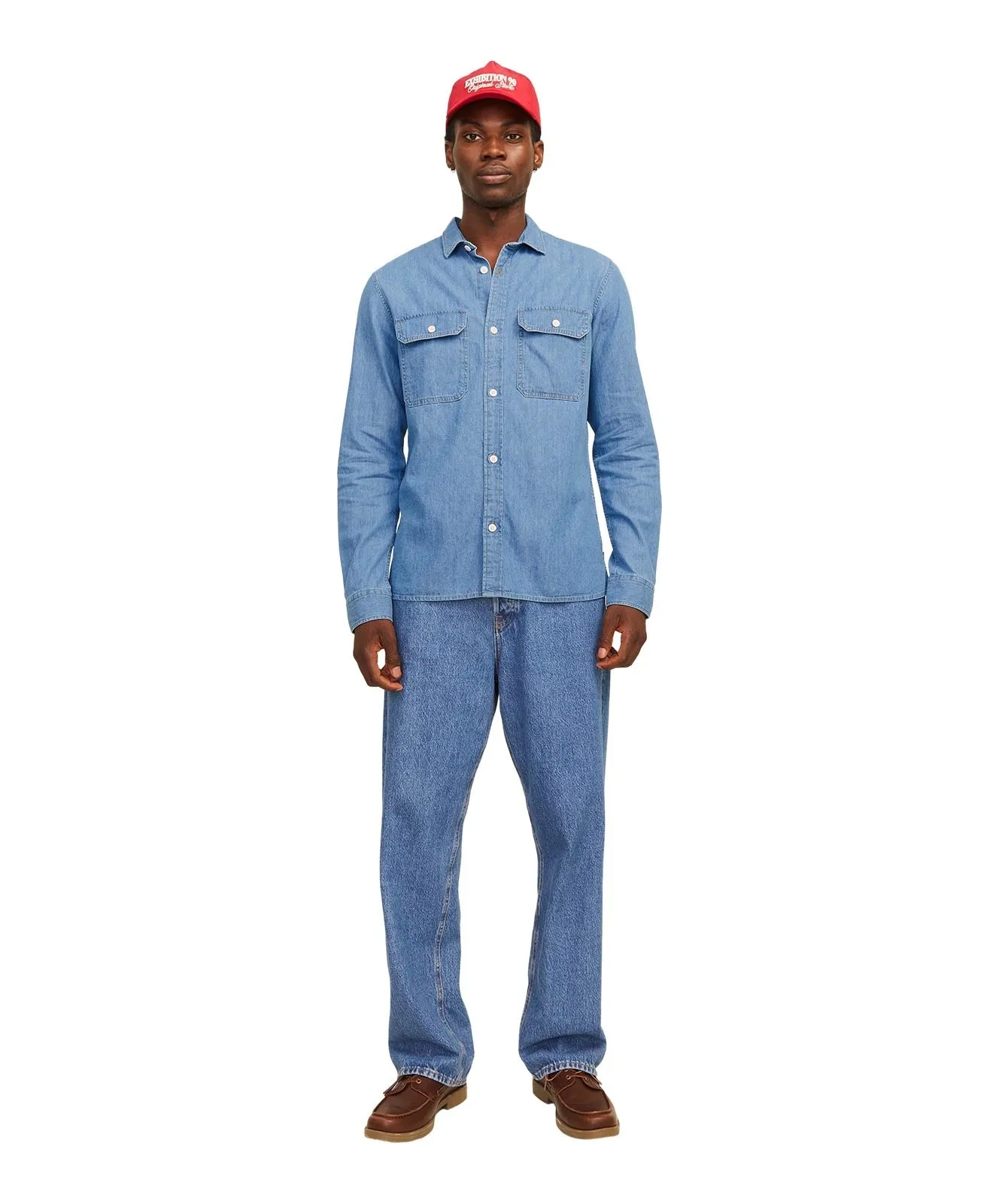 Herren Hemd Travis von Jack & Jones in Light Blue