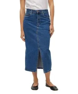 Vero Moda Jeansrock Veri aus Denim in Mittelblau