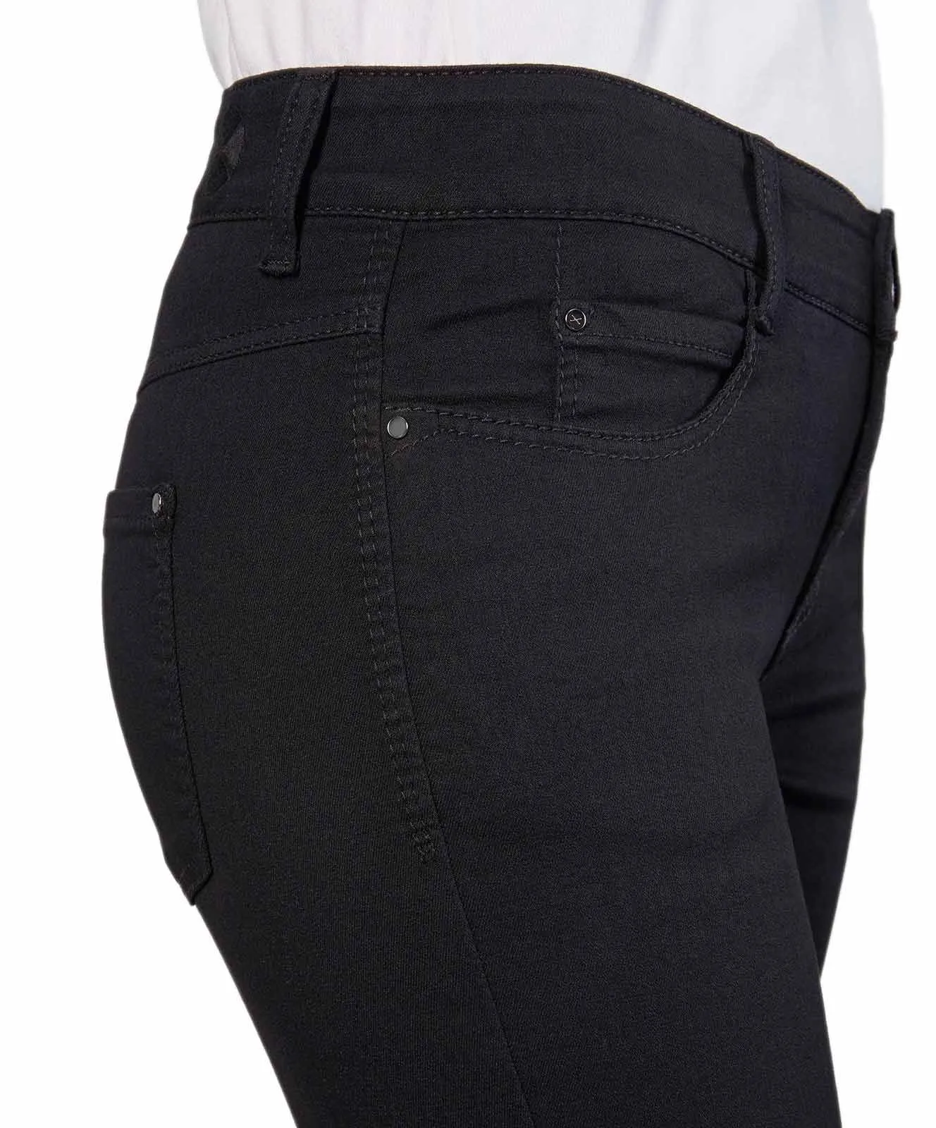 MAC Dream Jeans Straight Fit in schwarzem Black Black