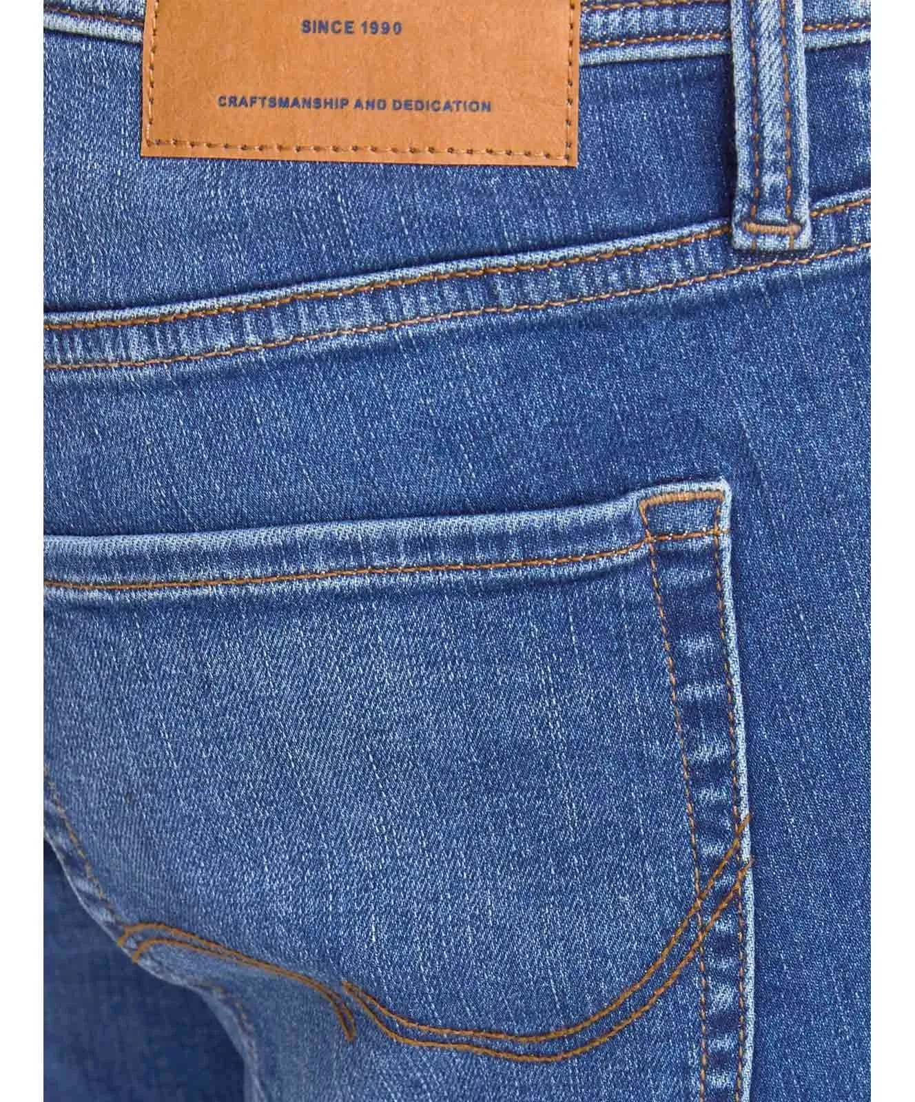 Herren Jeans Liam von Jack & Jones in Blue Denim