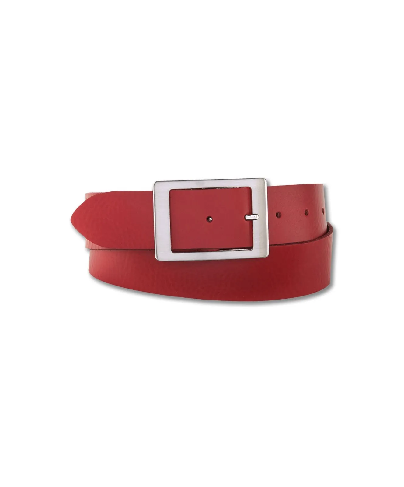 Damen Gürtel 4cm Nappaledergürtel von Bernd Götz in Rot