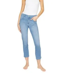 Angels Jeans CICI in Hellblau mit Cropped-Länge