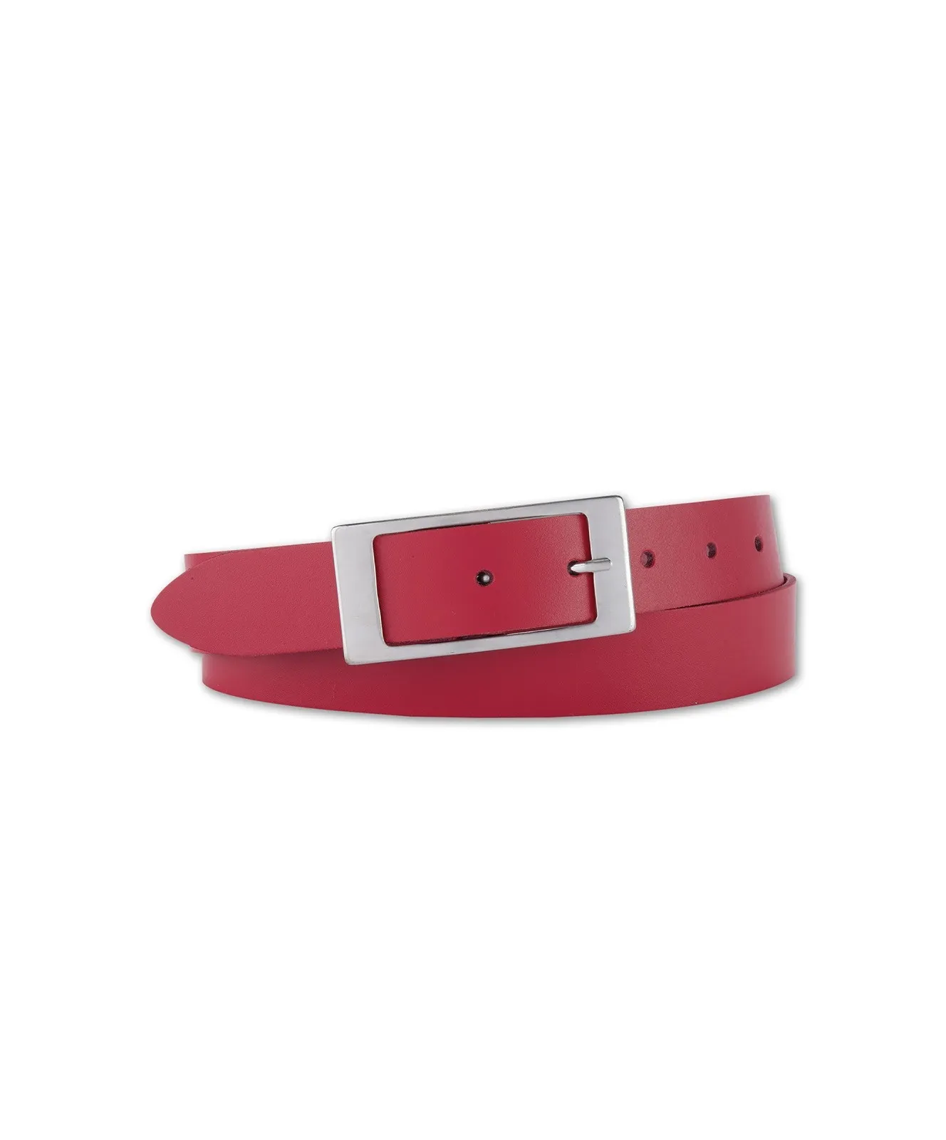 Damen Gürtel 3cm Softledergürtel von Bernd Götz in Red