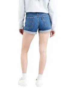 Levi's Jeans-Shorts Long 501 in Orinda Troy Scraped