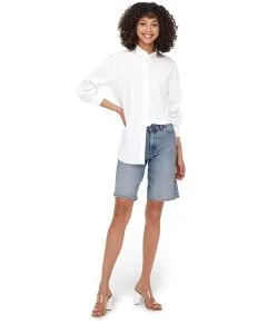 ONLY Jeansshorts Sonny mit hoher Taille in Hellblau