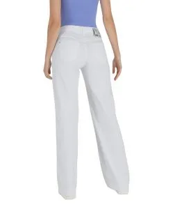 MAC Dream Wide Leg Jeans in Weiß