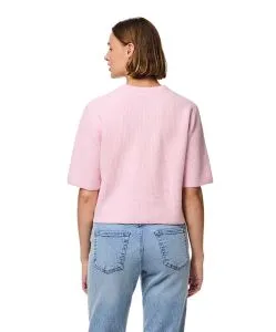 Pieces Cardigan Silly in Rosa im kurzem Style