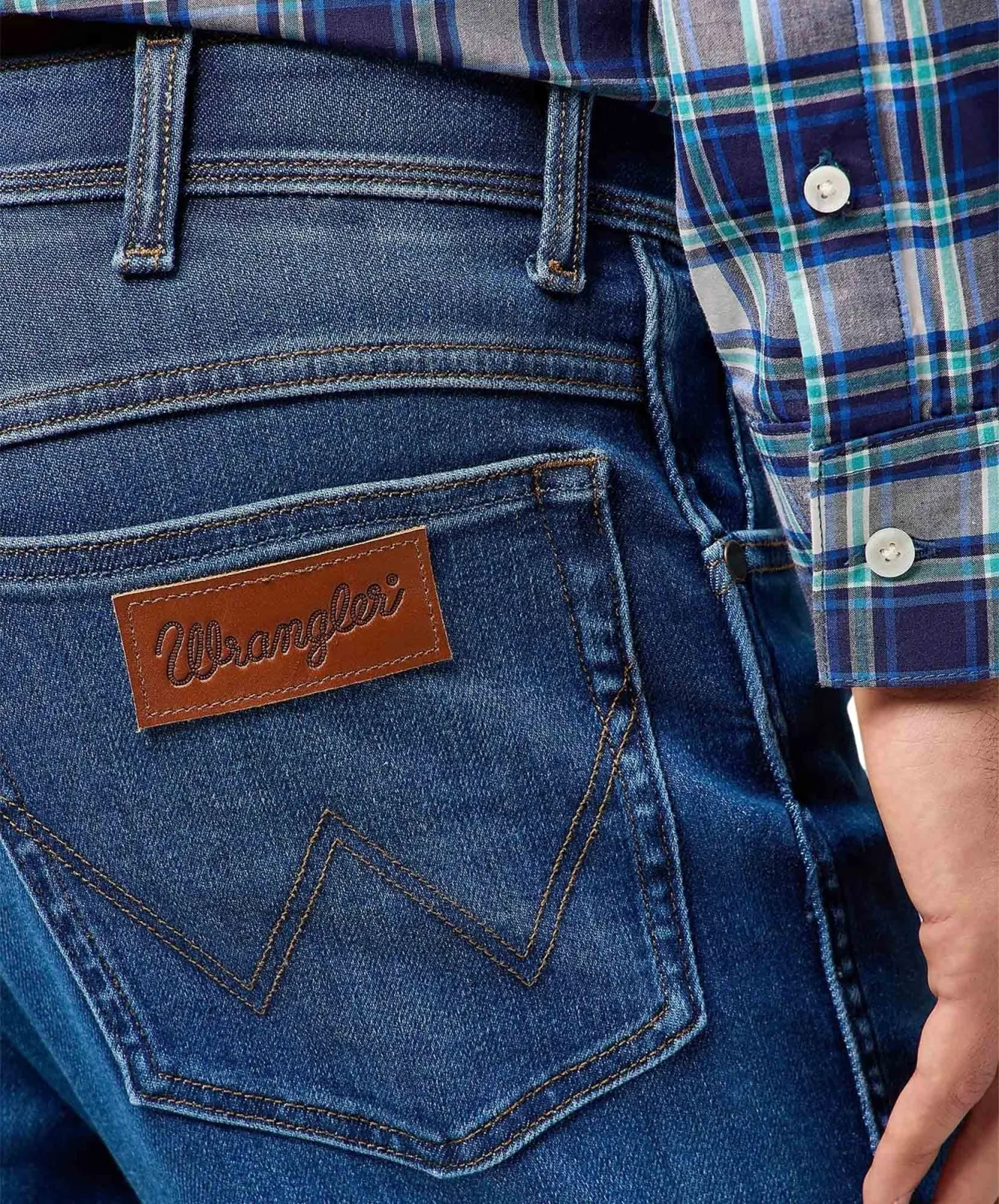 Herren Jeans Texas Stretch von Wrangler in Verdant Tone