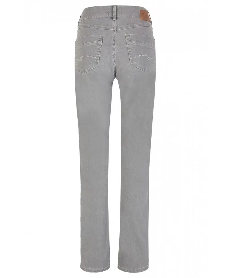 Angels Damen Jeans Comfortable Fit Dolly in Light Grey