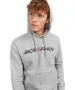 Herren Pullover Corp Old Logo Swaet von Jack & Jones in Light Grey Melange