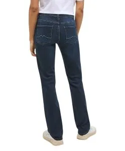 Mustang Crosby Relaxed Straight Jeans in Blauschwarz