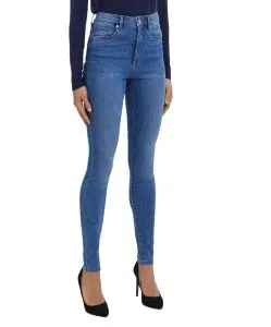 Vero Moda Sophia Jeans mit hoher Taille in Mittelblau