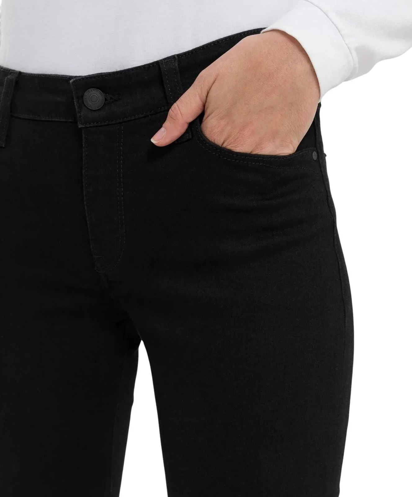 Damen Jeans Lauren von Cross in Black