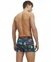 Herren Unterwäsche Flower von Jack & Jones in Black Bardaboes cherry - Maritime blue