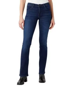 Wrangler Jeans Bootcut mit Body Bespoke in Dunkelblau