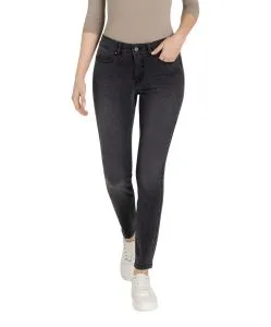 Mac Dream Skinny Jeans in dunkelgrauer Waschung