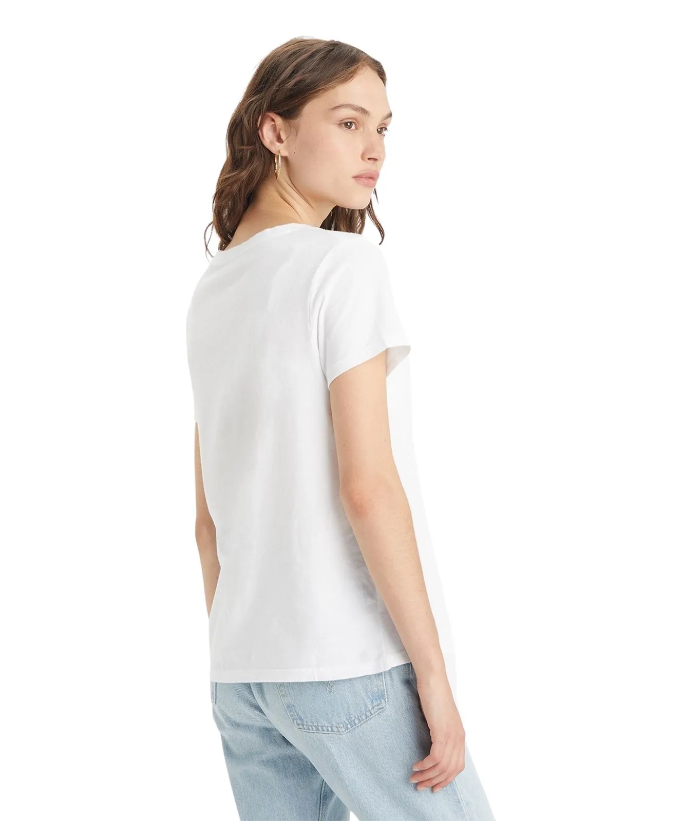 Damen Shirt Perfect V-Neck Tee  von Levis in White