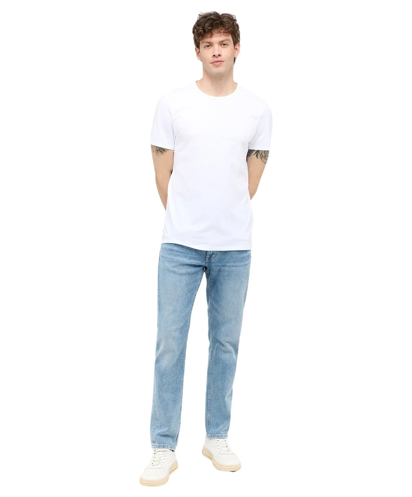 Herren Shirt Allen 2-Pack von Mustang in General White