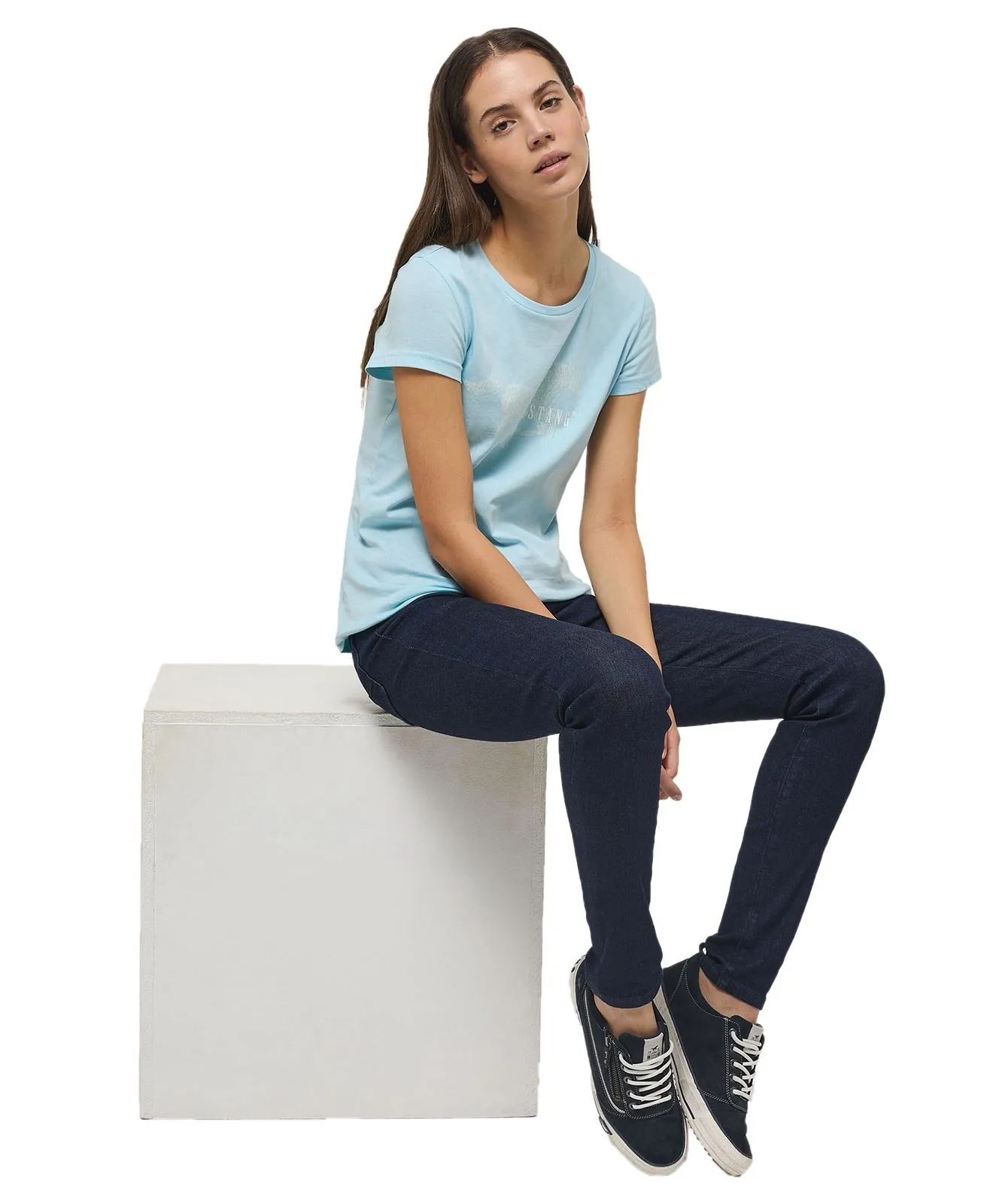 Damen Jeans Shelby Skinny  von Mustang in Dark Blue