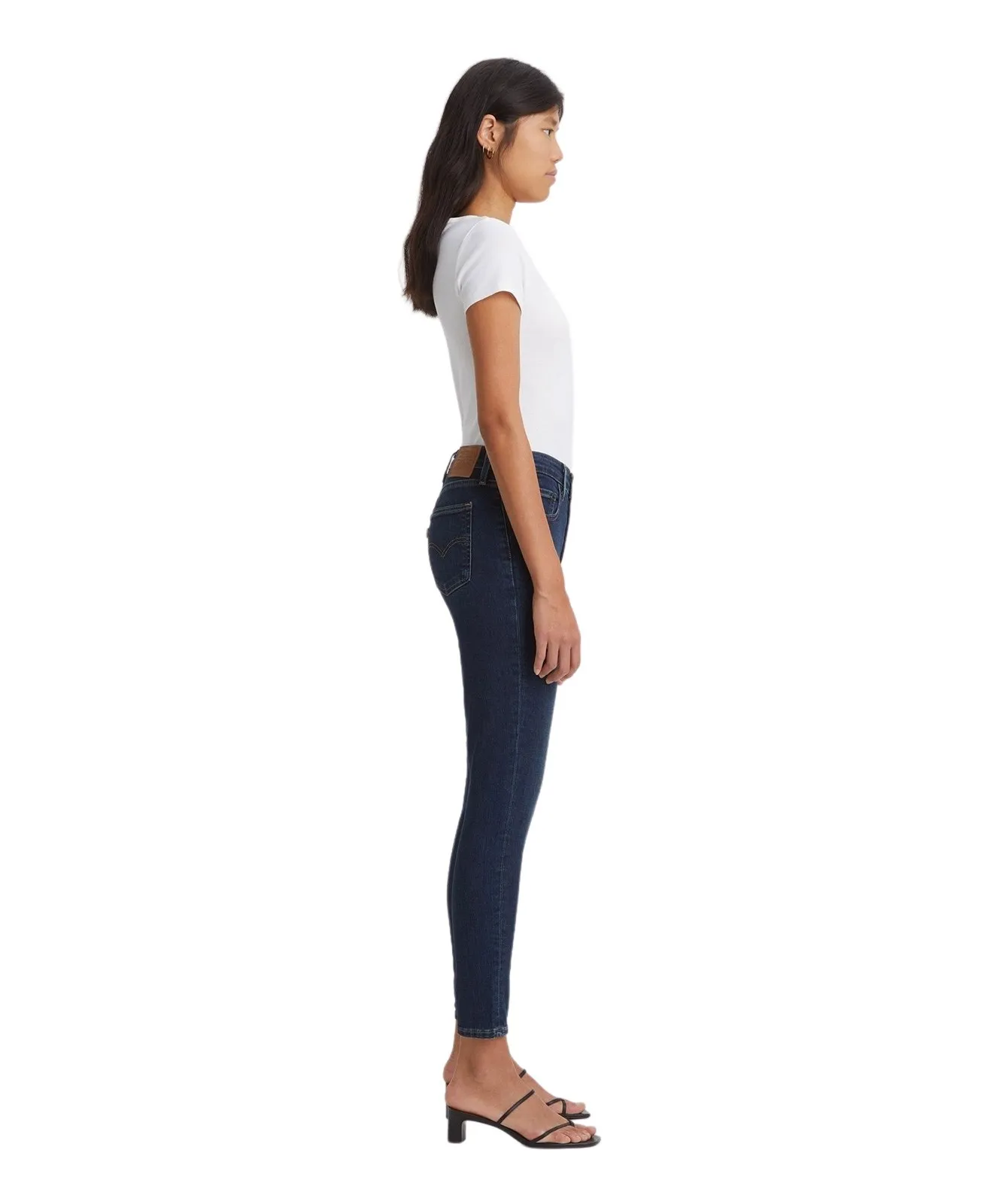 Damen Jeans 721 High-Rise Skinny von Levis in Blue Swell