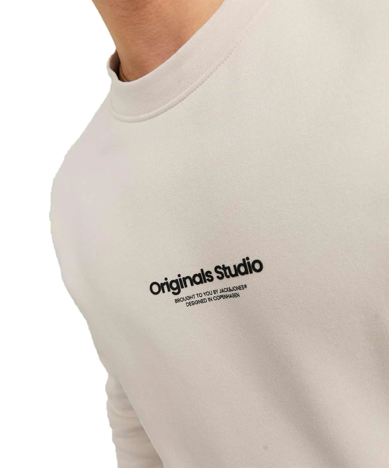 Herren Pullover Sweat Crew von Jack & Jones in Moonbeam