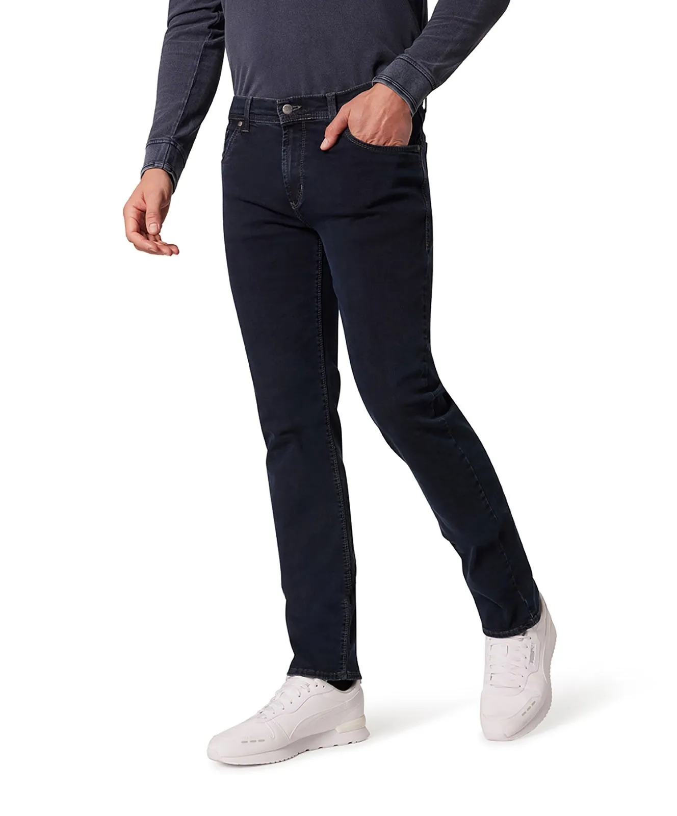 Herren Jeans Thomas 1601 von Pioneer in Blue/Black