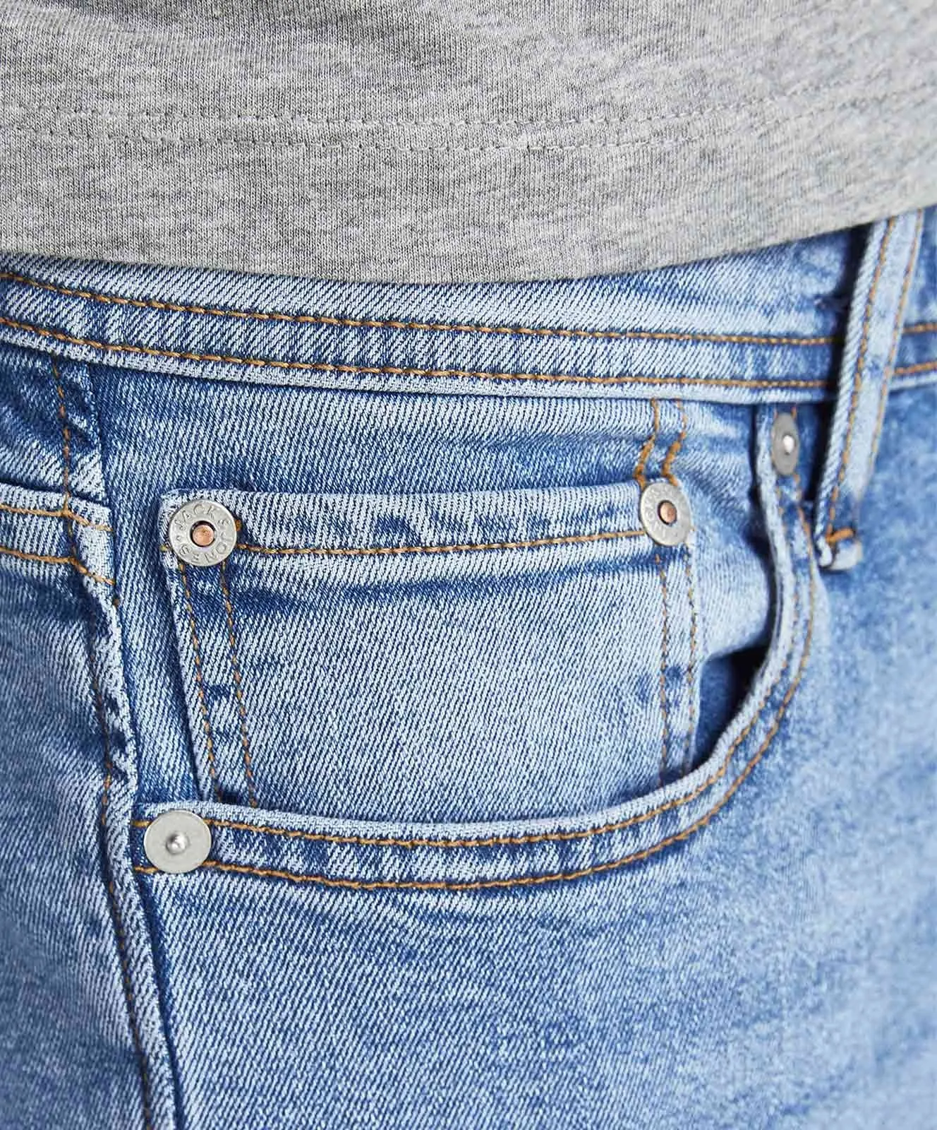 Herren Jeans Glenn Original von Jack & Jones in Blue Denim