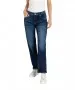Damen Jeans Straight von MAC in Dark Blue Net Wash
