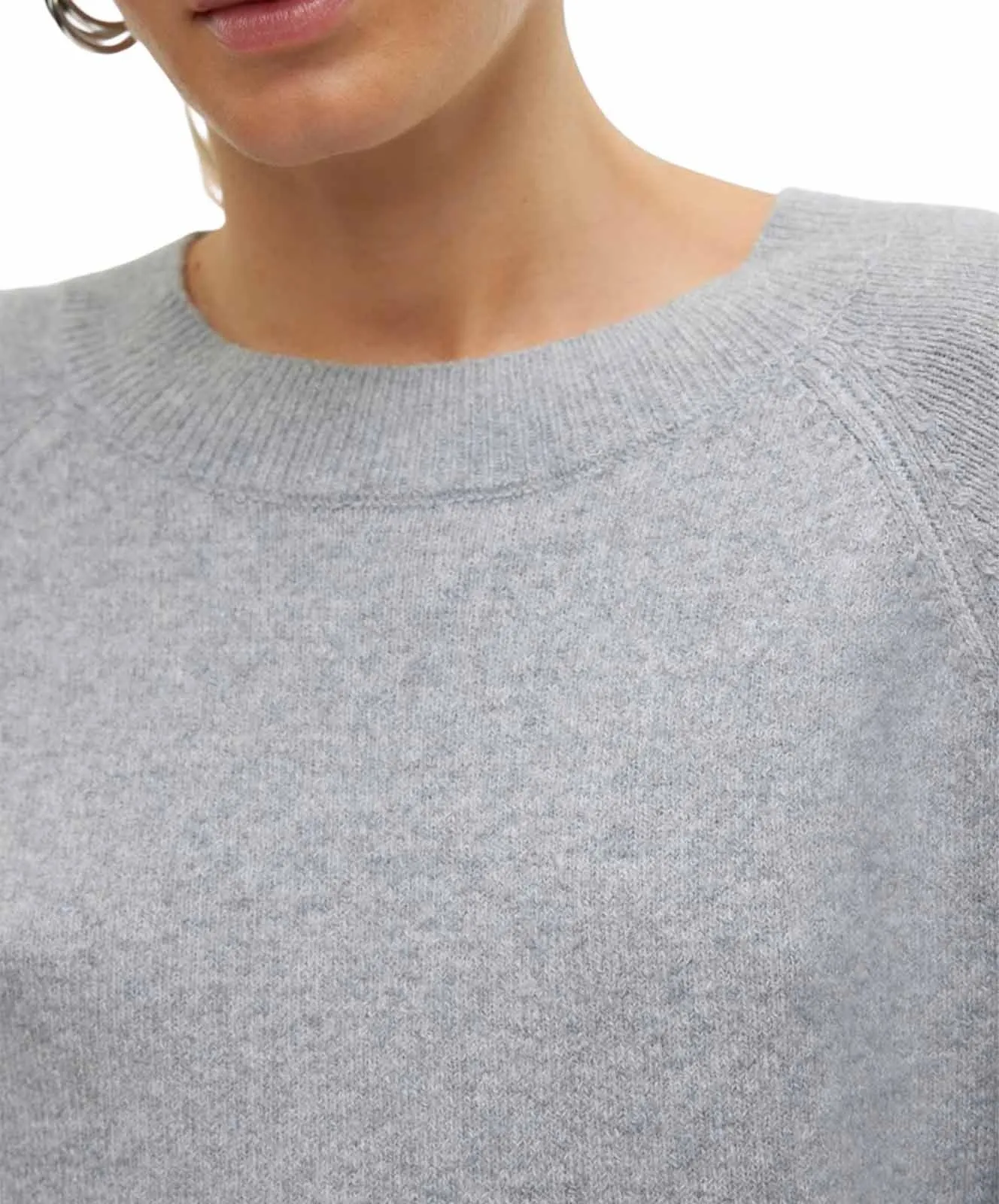 Damen Pullover Doffy von Vero Moda in Light Grey Melange
