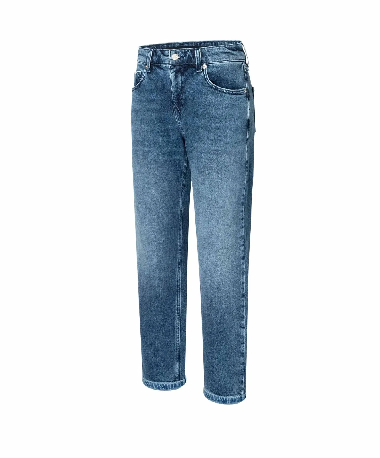 Damen Jeans Straight von MAC in Mid Blue Random