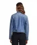 Damen Jacke Oia von Pieces in Medium Blue