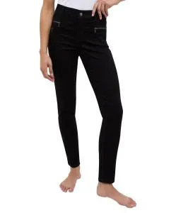 Angels Jeans Malu Zip in Schwarz