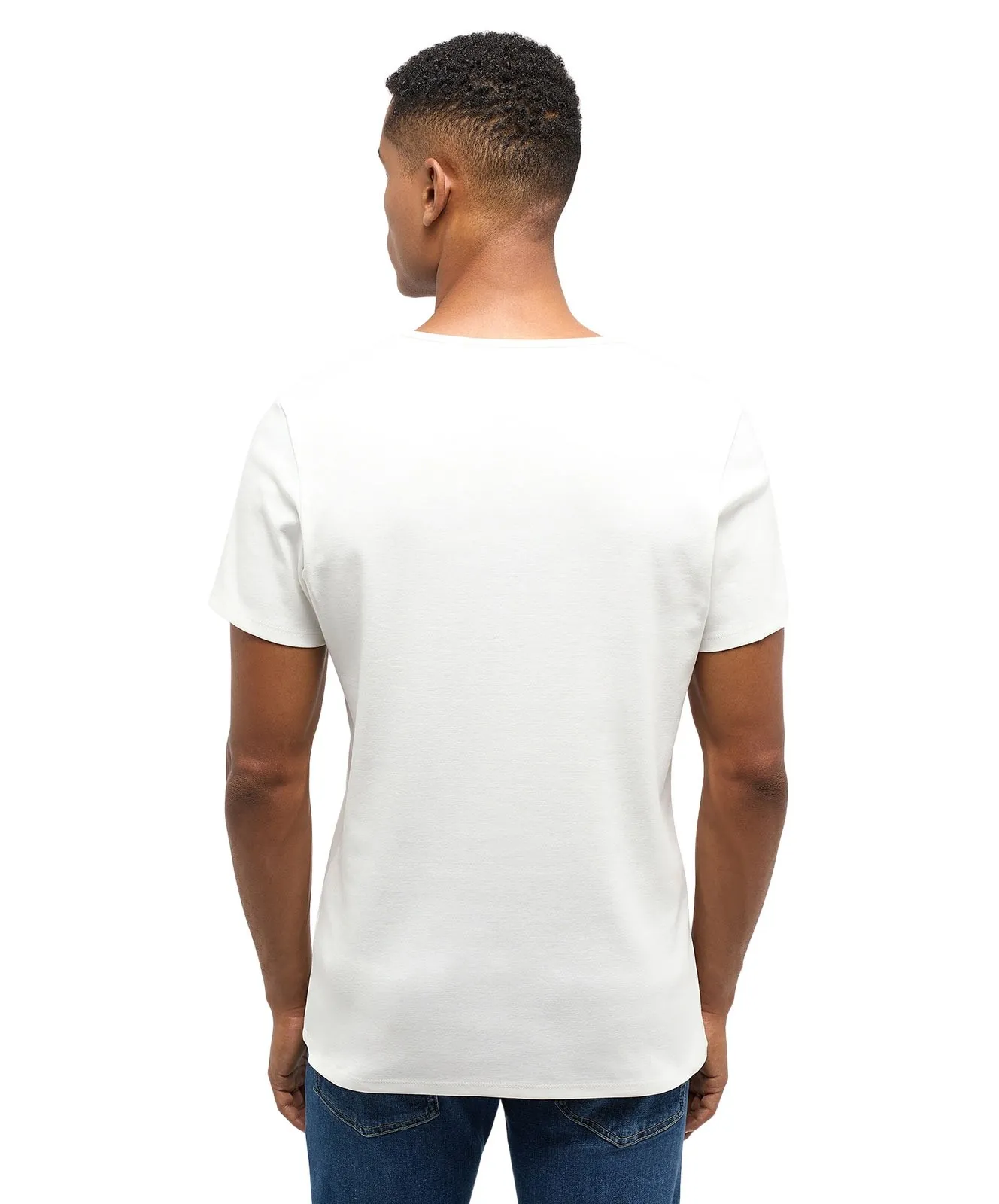 Herren Shirt Amado V Basic von Mustang in Cannoli Cream