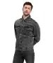 Herren Jacke Denim Jacket von Cross in Anthrazit