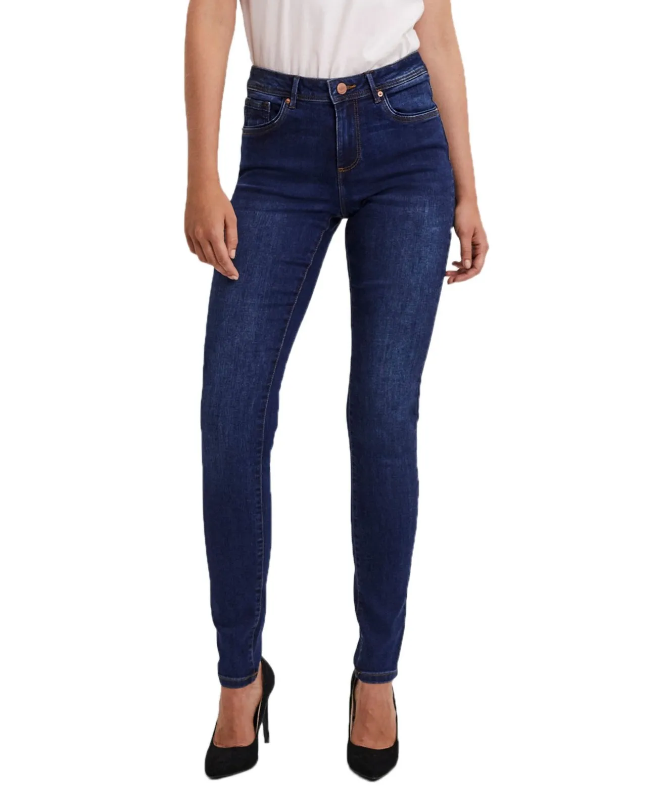 Damen Jeans Tanya von Vero Moda in Dark Blue